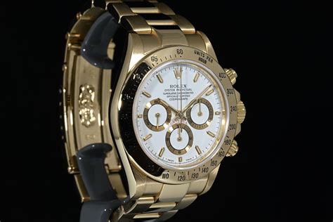 rolex daytona oro giallo quadrante bianco e diamanti usato|Rolex Daytona Oro giallo .